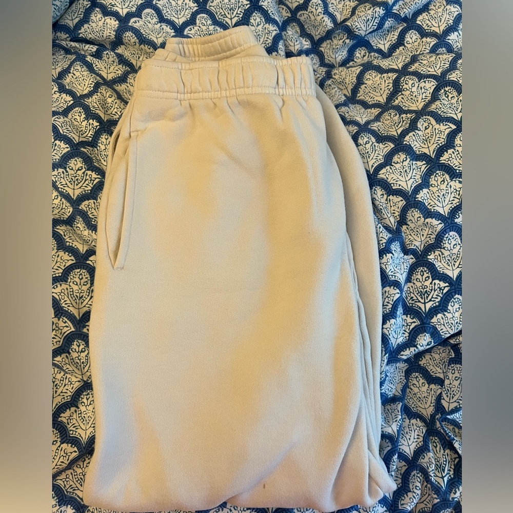 White Artizia TNA sweatpants